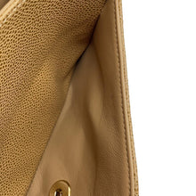 Load image into Gallery viewer, CHANEL Matelasse Double Flap ChainShoulder BrownA01112 Caviar Leather Size 25
