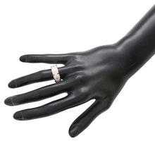 将图像加载到图库查看器中，LOUIS VUITTON Ring Nano Gram Size M BlancM1565M Enamel Gold Plated
