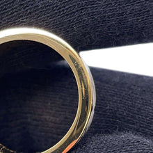 将图像加载到图库查看器中，LOUIS VUITTON Ring Nano Gram Size M BlancM1565M Enamel Gold Plated
