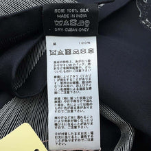 将图像加载到图库查看器中，HERMES Limited Edition with Carre Rhinestone Etude Pour une Parure de Gala Formal Etude Size 90 Black/Argent 100% Silk Rhinestone Beads
