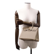 Load image into Gallery viewer, HERMES Birkin Gris Tourterelle Togo Leather Size 25
