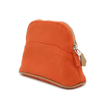 Load image into Gallery viewer, HERMES BolidePouch Orange Canvas Size Mini mini
