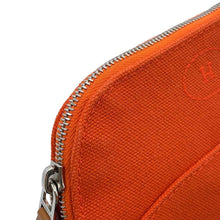 Load image into Gallery viewer, HERMES BolidePouch Orange Canvas Size Mini mini
