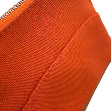 Load image into Gallery viewer, HERMES BolidePouch Orange Canvas Size Mini mini
