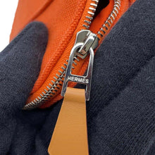 Load image into Gallery viewer, HERMES BolidePouch Orange Canvas Size Mini mini
