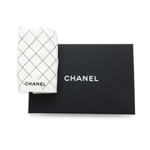 Load image into Gallery viewer, CHANEL Matelasse W Flap ChainShoulder Bag BlackA01113 Caviar Leather Size 23
