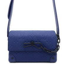 将图像加载到图库查看器中，LOUIS VUITTON Steamer Wearable Wallet SapphireM11522 Monogram・Taurillon

