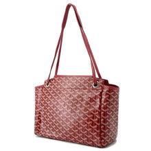Load image into Gallery viewer, GOYARD Louette Tote Bag RedROUETTPMLTY02CL02P PVC Coated Canvas Leather Size PM
