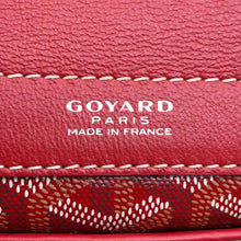 Load image into Gallery viewer, GOYARD Louette Tote Bag RedROUETTPMLTY02CL02P PVC Coated Canvas Leather Size PM
