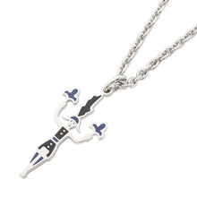 将图像加载到图库查看器中，HERMES Necklace Fireworks Maker Casaque Nuits Metal

