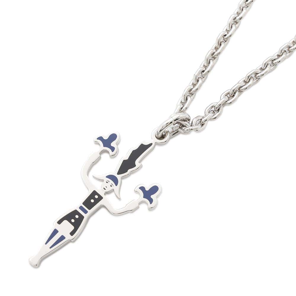 HERMES Necklace Fireworks Maker Casaque Nuits Metal