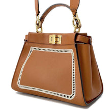 Load image into Gallery viewer, FENDI Peekaboo Brown8BN244 Leather Size Mini
