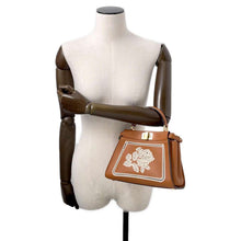Load image into Gallery viewer, FENDI Peekaboo Brown8BN244 Leather Size Mini
