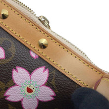 将图像加载到图库查看器中，LOUIS VUITTON Pochette Accessoires Brown/PinkM92006 Monogram Cherry Blossom
