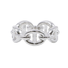 将图像加载到图库查看器中，HERMES Chaine d&#39;Ancre Anchene Ring Size PM/48/#8 SV925
