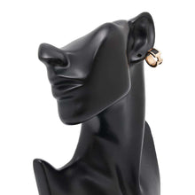将图像加载到图库查看器中，HERMES Olympe ear cuff Size PM Black Metal Epsom
