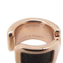 将图像加载到图库查看器中，HERMES Olympe ear cuff Size PM Black Metal Epsom
