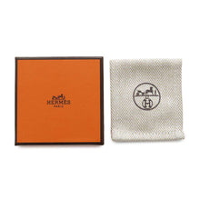 将图像加载到图库查看器中，HERMES Olympe ear cuff Size PM Black Metal Epsom
