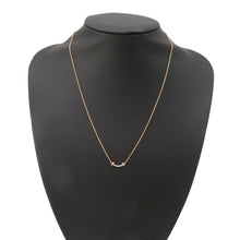 Load image into Gallery viewer, TIFFANY&amp;Co. T Smile Necklace Size Mini62617772 18K Pink Gold

