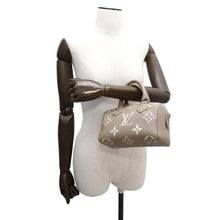 将图像加载到图库查看器中，LOUIS VUITTON Speedy Bandouliere Tourterelle claimM46575 Bicolor Monogram Empreinte Leather Size 20
