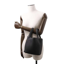 Load image into Gallery viewer, HERMES Picotin Lock Black Taurillon Clemence Size PM
