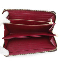 将图像加载到图库查看器中，LOUIS VUITTON Zippy Wallet FuchsiaM41895 Monogram

