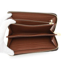 将图像加载到图库查看器中，LOUIS VUITTON Zippy Wallet BrownM42616 Monogram
