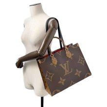 将图像加载到图库查看器中，LOUIS VUITTON Onthego RedM45321 Monogram Monogram Reverse Canvas Monogram Giant Size MM
