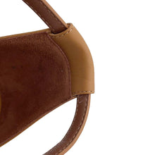 将图像加载到图库查看器中，HERMES Santorini Sandals Gold/BeigeH251069Z Canvas Leather Size 36
