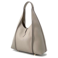 将图像加载到图库查看器中，TOD’S Timeless Hobo Bag Greige Leather Size Medium

