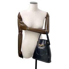 Load image into Gallery viewer, Dior C&#39;est Dior CD Embossed Bag BlackM2271UBHA Calf Leather Size Medium
