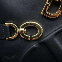 Load image into Gallery viewer, Dior C&#39;est Dior CD Embossed Bag BlackM2271UBHA Calf Leather Size Medium
