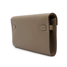 将图像加载到图库查看器中，HERMES Kelly wallet long to go Etoupe Epsom
