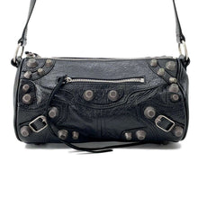 Load image into Gallery viewer, BALENCIAGA Lucagol Cylinder Shoulder Bag Black771716 Leather
