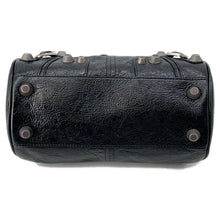 Load image into Gallery viewer, BALENCIAGA Lucagol Cylinder Shoulder Bag Black771716 Leather
