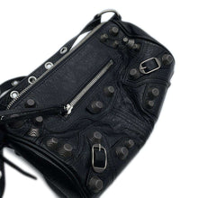 Load image into Gallery viewer, BALENCIAGA Lucagol Cylinder Shoulder Bag Black771716 Leather
