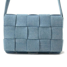 将图像加载到图库查看器中，Bottega Veneta Maxi INTRECCIATO Cassette Shoulder Bag Blue710188 Denim
