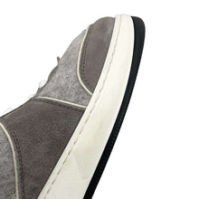 将图像加载到图库查看器中，CHANEL CC Logo Sneakers GrayG46014 Wool Suede Leather Size 42
