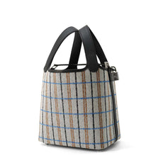 Load image into Gallery viewer, HERMES Picotin Lock Black/Ecru/Fauve/Blue Zanzibar Swift Leather Toile H Size PM
