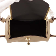 将图像加载到图库查看器中，HERMES Lindy Verso Beige Marpha/Grimisty Swift Leather Size Mini
