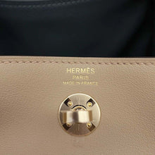 将图像加载到图库查看器中，HERMES Lindy Verso Beige Marpha/Grimisty Swift Leather Size Mini
