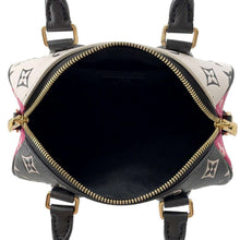 将图像加载到图库查看器中，LOUIS VUITTON Speedy Bandouliere Noir/White/PinkM46088 Monogram Empreinte Leather Size 20
