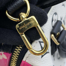 将图像加载到图库查看器中，LOUIS VUITTON Speedy Bandouliere Noir/White/PinkM46088 Monogram Empreinte Leather Size 20
