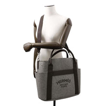 Load image into Gallery viewer, HERMES Sucked Pansage Groom Grimoyen/Brown Felt Leather
