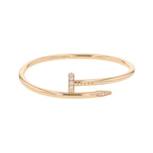 将图像加载到图库查看器中，CARTIER Juste Un Clou Bracelet Classic Model Size 17B6048517 18K Pink Gold
