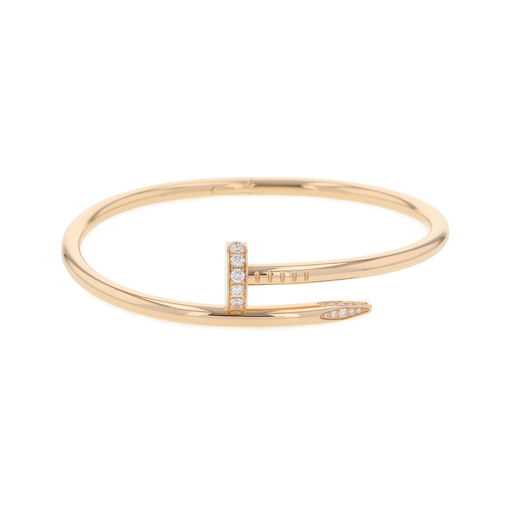 CARTIER Juste Un Clou Bracelet Classic Model Size 17B6048517 18K Pink Gold