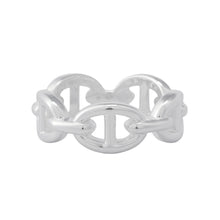 Load image into Gallery viewer, HERMES Chaine d&#39;Ancre Anchene Ring Size 54/#14 PM SV925
