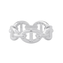 Load image into Gallery viewer, HERMES Chaine d&#39;Ancre Anchene Ring Size 53/#13 PM SV925
