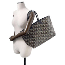 将图像加载到图库查看器中，GOYARD Saint Louis BlackAMALOUISPM01 PVC Leather Size PM
