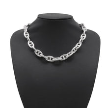 Load image into Gallery viewer, HERMES Chaine d&#39;Ancre GM Necklace 29 frames Size GM SV925

